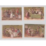 Trade cards, Liebig, 'A Marriage' ref S151, 1883, (set, 6 cards) (gd)