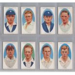 Cigarette cards, Churchman's, Cricketer's (set, 50 cards) (gen gd)