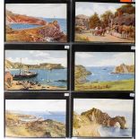 Postcards, a good collection in modern album of approx 390 illustrated UK topographical cards by A R