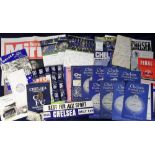 Football programmes etc, Chelsea FC, selection of items, 1950's onwards, programmes (18), noted