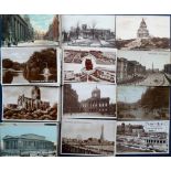Postcards, Lancashire, a collection of approx 190 cards, RP's and printed, various locations inc.