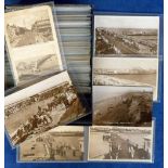 Postcards, Piers, a large collection of approx 300 mixed age cards, RP's and printed, of Clacton