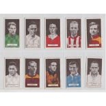 Cigarette Cards, Pattreiouex Footballers Series (brown caption) (39/100) (gd)