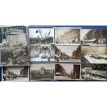 Postcards, Yorkshire, Sheffield, a collection of 80+ RP's, all of Sheffield and surrounding area