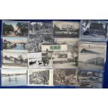 Postcards, Foreign, a selection of approx 60 cards of the Gold Coast with Gruss Aus style (9), map