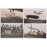 Postcards, Aviation, a collection of 18 RP's of Airships, all photographed by May & Co of Aldershot,