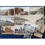 Postcards, Sussex, a collection of approx 140 cards, RP's and printed, various locations inc.