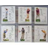 Cigarette cards, a collection of 10 'L' and 'X' size sets, Player's, Golf, Egyptian Sketches,