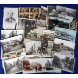 Postcards, a mixed UK topographical selection of approx 75 cards with a good mix of villages, street