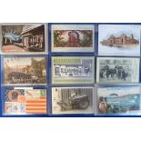 Postcards, USA, a collection of 40+ Exhibition cards inc. St Louis Fair 1904, Trans-Mississippi