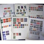 Stamps, a large collection of GB and World stamps on vintage album pages, many different