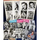 Pop Music, Elvis Presley, a collection consisting of comprehensive scrapbook with laid-down