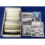 Postcards, Somerset & North Devon, a collection of approx 420 cards, RP's and printed, various ages,