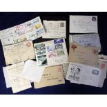 Postal History, a collection of George 5th penny ha'penny exhibition and other envelopes, many
