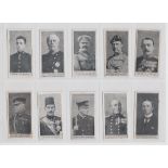 Cigarette cards, Wills (Overseas), Royalty, Nobilities & Events, 1900-1902, (set, 100 cards) (fair/
