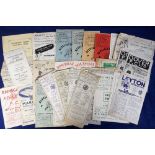 Football Programmes, non-League collection, all 1950s, various clubs inc. Wealdstone (several,