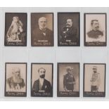 Cigarette cards, Malta, Cousis, Celebrities, un-numbered, (51 cards), (many with pencil numbers to