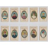 Cigarette cards, Horseracing, Taddy, Famous Jockeys (with frame) (set, 25 cards) (1 with slight