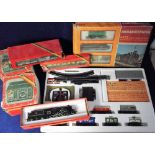 OO/HO Gauge Model Railway, including Hornby R175 GWR Freight Set, R.859 BR 4-6-0 Black Five Class