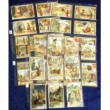 Trade cards, Liebig, 5 scarce Dutch Language issue sets, S859 - S863 (Inc.), Well Known Italian Town