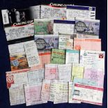 Football tickets, Chelsea FC, a collection of approx 125 match tickets, 1970's onwards, homes (