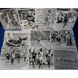 Sport Press photographs, a collection of approx. 120, 1970s, b/w press photos, 8" X 10", all with