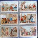 Trade cards, Liebig, album containing 20+ sets & one part set, all ranging between S201 & S291, 1887