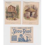 Trade cards, France, Biscuits Pernot, History of Human Habitation, 'X' size (23/24, missing no 8) (7