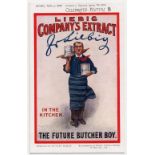 Postcard, Tucks Celebrated Poster Series no 1502 'Liebig Company's Extract', 'The Future Butcher