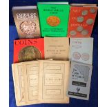Coins, a small collection of reference books and literature, inc. Coins of England & the United