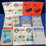 Football Programmes, good collection of London club programmes, 1940s-50s, QPR 1947/48 - 1953/54 (