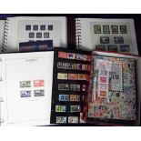 Stamps, GB and world collection in various albums with mint & used GB, 1952-70 in Westminster album,