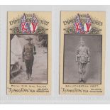 Trade cards, Typhoo, Our Empire's Defenders, two type cards, nos 17 & 22 (vg) (2)