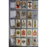 Cigarette cards, large album (25 cards/page) containing 170+ cards mainly odds and part sets from