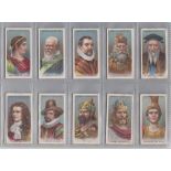 Cigarette cards, 3 sets, Ogden's, Leaders of Men, (50 cards, gen gd), also Smugglers and