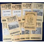 Football programmes, Newport County home matches 1950/51 to 1963/64, inc. 50/51 (1) v Nottingham