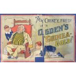 Tobacco advertising, Ogden's, Comic style artist drawn colour card advert 'My Crikey Fred! It's