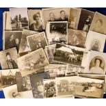 Postcards, Social History collection, all RP's, inc. weddings, family groups, social events,