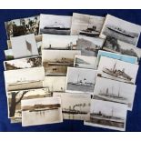 Postcards, Shipping, a good selection of approx 45 cards, the majority Scottish and Cross-Channel