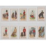 Cigarette cards, Wills, (Scissors), Regimental Pets (set, 33 cards plus one duplicate) (fair/gd)