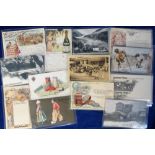 Postcards, Advertising, a selection of approx 30 Foreign Product advertising cards Inc. Mumm