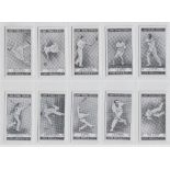 Cigarette cards, Cope's, Lawn Tennis Strokes (set, 25 cards) (mostly vg)