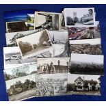 Postcards, a collection of approx 40 cards of Surrey mainly Croydon, Guildford, Dorking, Reigate etc