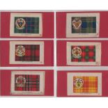 Tobacco silks, Phillip's, album containing Clan Tartans (Anon) (set, 49 silks), Clan Tartans (