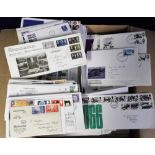 Stamps / First Day Covers, a collection of 600+ GB first day covers, mostly 1960s onwards, with