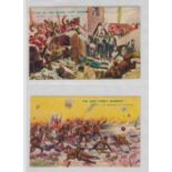 Trade cards, Thomson, Battles for the Flag 'P' size (set, 26 cards) (mixed condition, fair/vg)