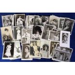 Postcards, Theatre, a collection of approx 130 cards all of Edwardian actresses inc. portraits, in