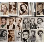 Postcards, Cinema selection, 1940/50's, inc. Bing Crosby, Lana Turner, Greta Garbo, Ingrid