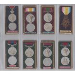 Cigarette Cards, Richmond and Cavendish Medals (set 40 cards) (16 with slight trim to base) (fair to