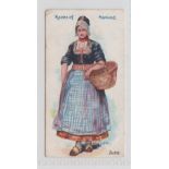 Cigarette card, Smith's, Races of Mankind, Titled, multi-backed, type card, no 39 Dutch (slight